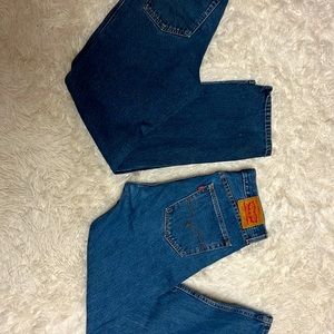 Mens work pants one is w33 length 32 the other w34 L 32